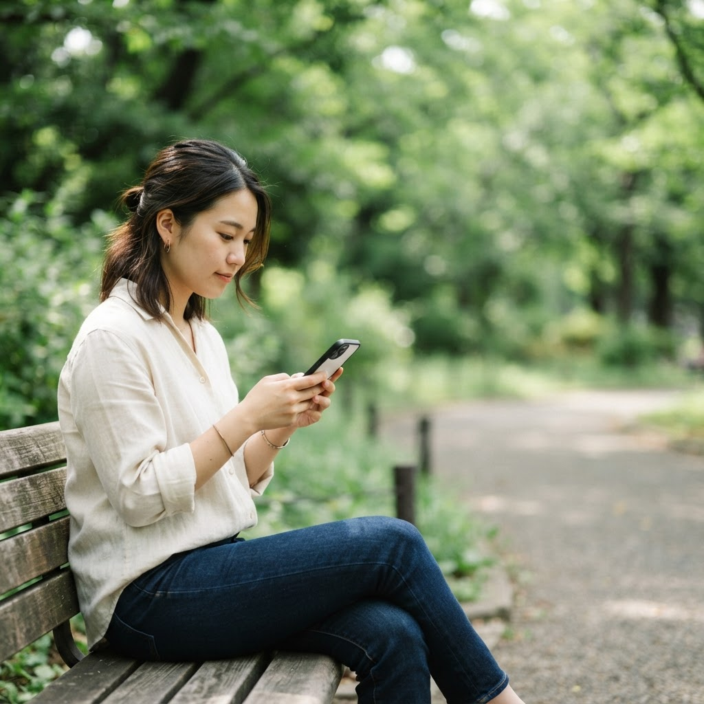 Urban resident using Jade Nexa app